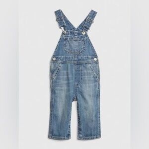NWT Baby Gap Organic Cotton Denim Overalls